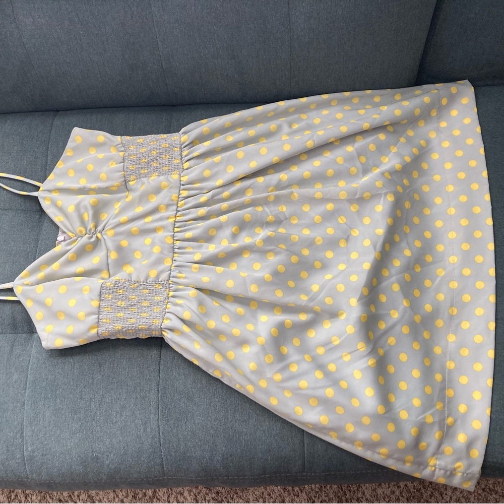 Yellow Polka Dot Dress